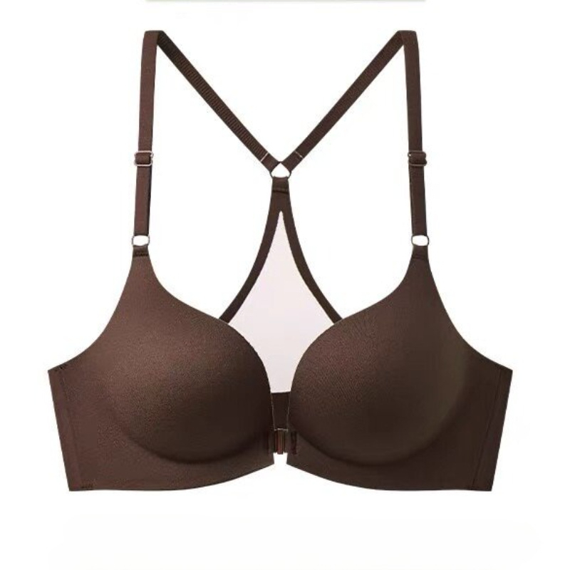 Beauty & Makeup Katia Di Paola - Women's Front-closure Bralette Push-up Enhancing Seamless